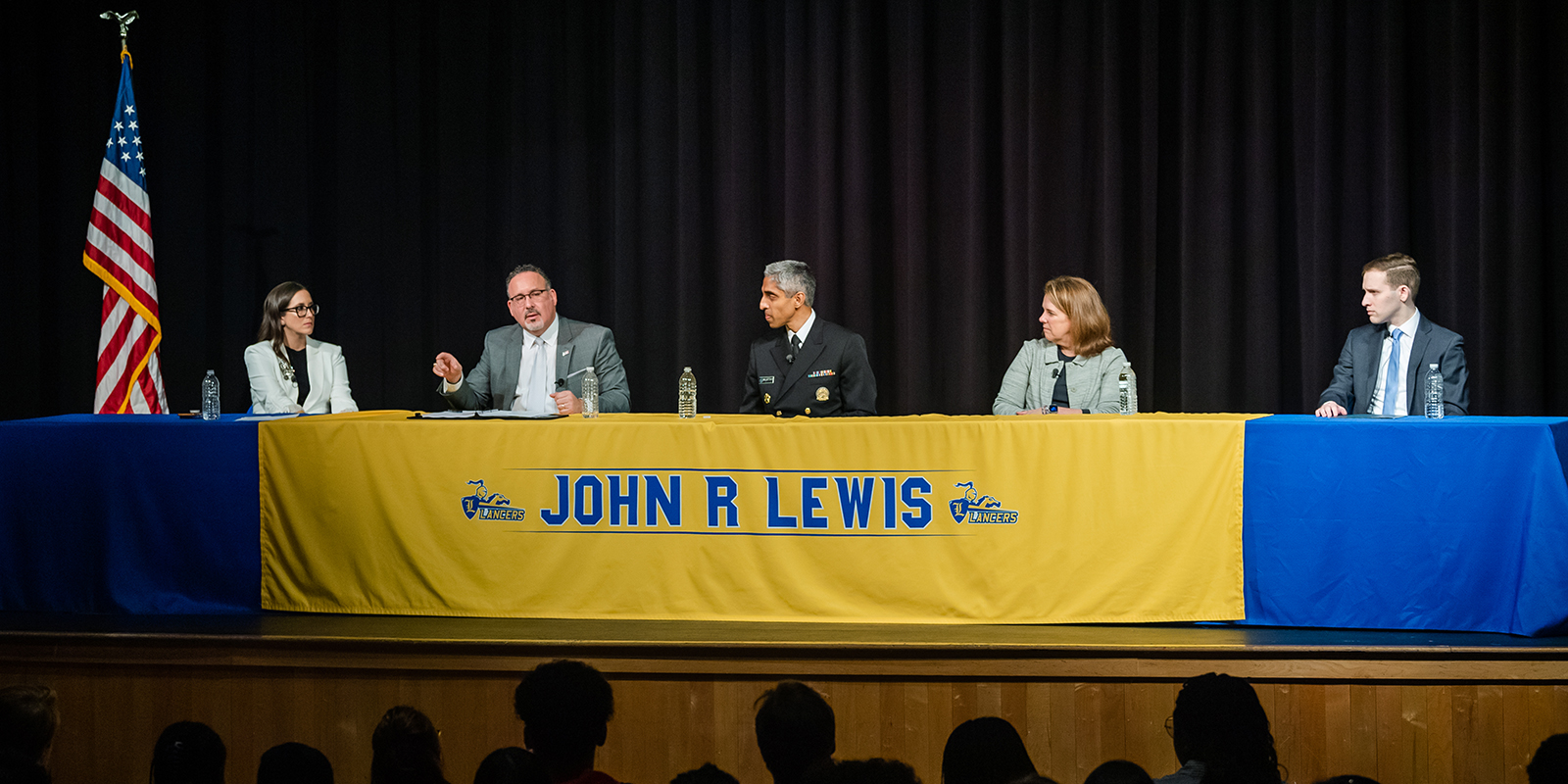 Panelists, including U.S. Education Sec. Cardona and U.S. Surgeon General Murthy, discuss the need for support in schools to address a mental health crisis occurring in teens.